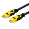 Andowl HDMI 2.0 Braided Cable HDMI male - HDMI male 1.5m Μαύρο