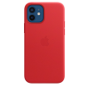Apple Leather Case iPhone 12/12 Pro with MagSafe Κόκκινη