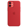 Apple Silicone Case iPhone 12 mini with MagSafe Κόκκινη