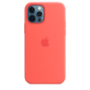 Apple Silicone Case iPhone 12/12 Pro with MagSafe Κοραλί