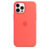Apple Silicone Case iPhone 12 Pro Max with MagSafe Κοραλί
