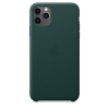 Apple Leather Case iPhone 11 Pro Σκούρο Πράσινο