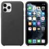 Apple Leather Case iPhone 11 Pro Μαύρη