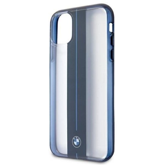 BMW Transparent Hardcase iPhone 11 Middle Stripe Navy