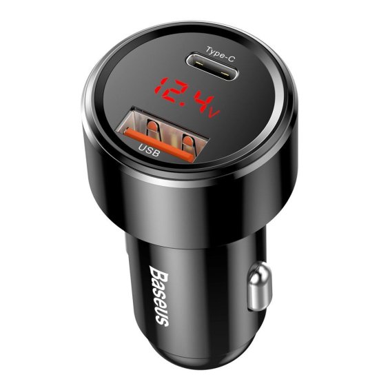 Baseus Magic Series PPS - Quick Charge 4.0+ / QC3.0 45W 6A Car Charger Μαύρο