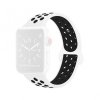 BIKSON Watch Band Apple Watch 42/44/45/49mm White & Black