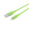 Celly Color Data Cable Extra Strong Lightning Usb Πράσινο