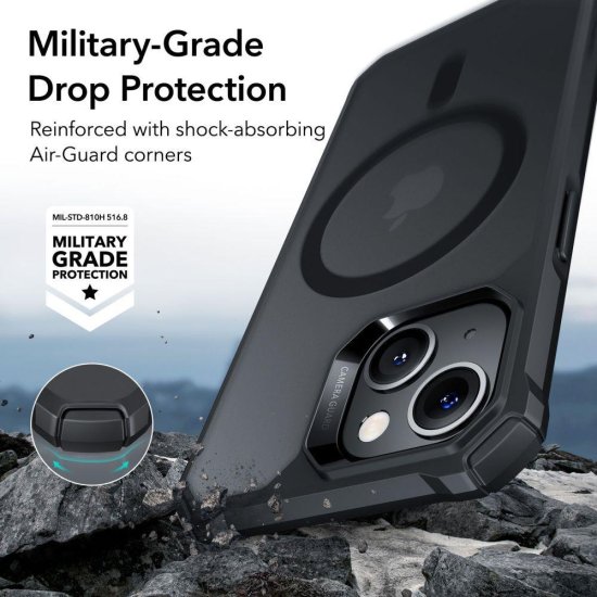 ESR Air Armor Halolock Magsafe iPhone 14 Pro Frosted Black