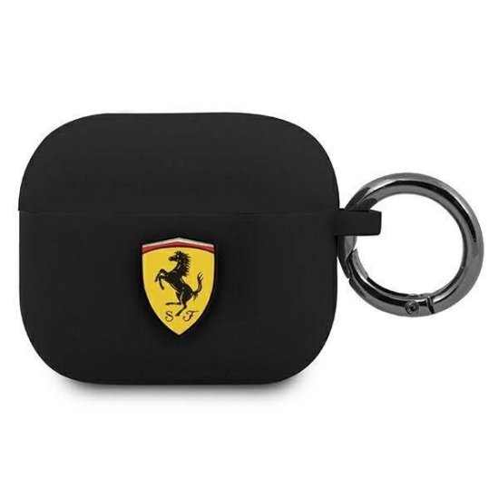 Ferrari Apple AirPods 3 Silicone Cover Μαύρο