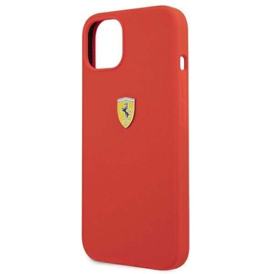 Ferrari Hardcase Silicone iPhone 13 Κόκκινο
