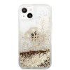 Guess 4G Logo Collection Θήκη Προστασίας  iPhone 13 Clear/Glitter Gold