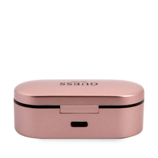 Guess Bluetooth Stereo Headset True Wireless Ασύρματα Ακουστικά & θήκη φόρτισης Ροζ