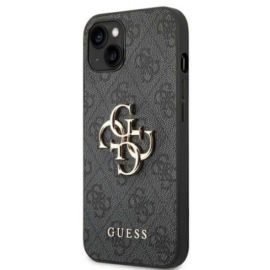 Guess iPhone 14 Plus Hard Case 4G Big Metal Logo Γκρι