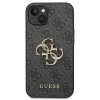 Guess iPhone 14 Plus Hard Case 4G Big Metal Logo Γκρι