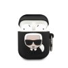 Karl Lagerfeld Silicone Case Airpods / Airpods 2 Μαύρο