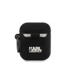 Karl Lagerfeld Silicone Case Airpods / Airpods 2 Μαύρο