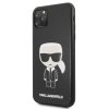 Karl Lagerfeld Embossed Silicone Case Apple iPhone 11 Pro Max Μαύρο