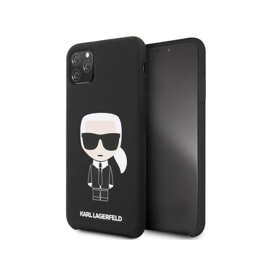 Karl Lagerfeld Ikonik Case Karl’s Head Σιλικόνης  Apple iPhone 11 Pro Max  Μαύρο