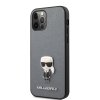 Karl Lagerfeld Saffiano Case iPhone 12/12 Pro Ασημί
