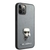 Karl Lagerfeld Saffiano Case iPhone 12/12 Pro Ασημί