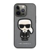 Karl Lagerfeld Saffiano Hard Case Θήκη Προστασίας Δερματίνη iPhone 13 Pro Ασημί