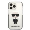 Karl Lagerfeld Ikonik Case Hard Silicone iPhone 13 Pro Max Λευκό