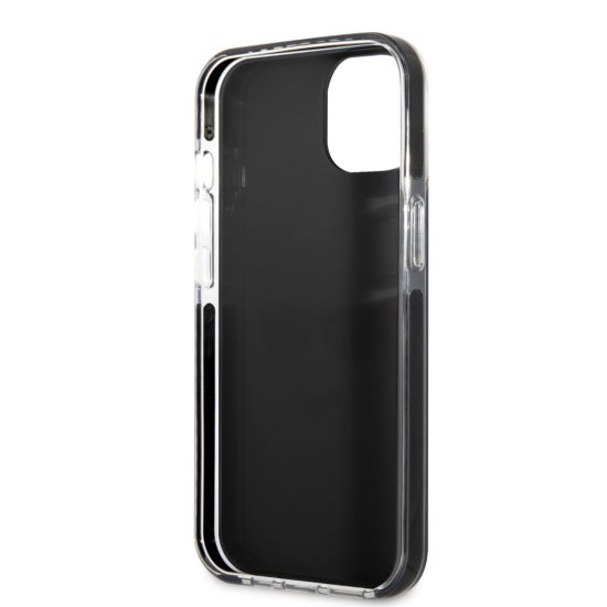 Karl Lagerfeld Ikonik Case “Karl & Choupette” Hard Silicone iPhone 13 Μαύρο