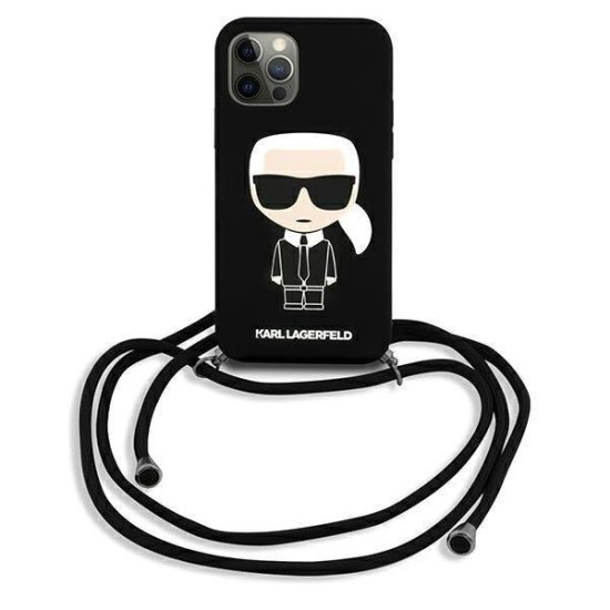 Karl Lagerfeld Saffiano Θήκη Προστασίας με Λουράκι iPhone 12 Pro Max