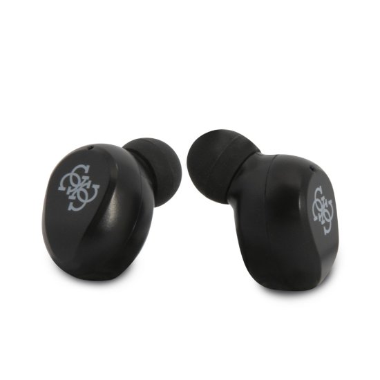 Guess Bluetooth Stereo Headset True Wireless Ασύρματα Ακουστικά & θήκη φόρτισης Μαύρα