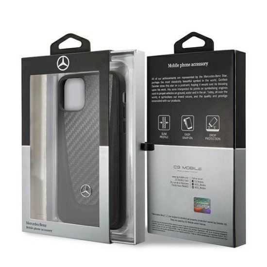 Mercedes Hardcase Carbon Dynamic Line iPhone 11 Μαύρο
