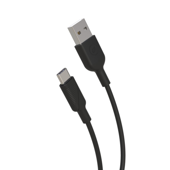 Muvit Cable USB to Type C 3A 1.2m 100% Recyclable Μαύρο