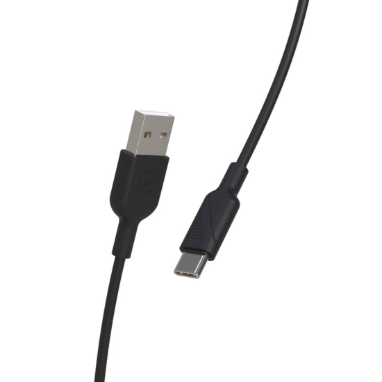 Muvit Cable USB to Type C 3A 1.2m 100% Recyclable Μαύρο
