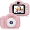 Mini Ψηφιακή Παιδική Φωτογραφική Μηχανή - Κάμερα HD Ροζ (X100)