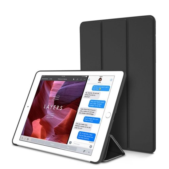 iPad mini 5 Smart Case Flip Stand Μαύρο