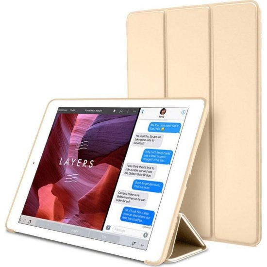 iPad 5 Smart Case Flip Stand Χρυσό
