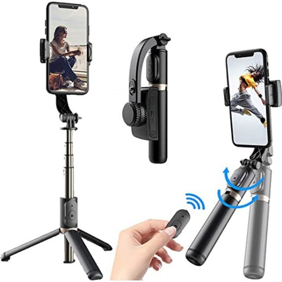 Gimbal Stabilizer Πτυσσόμενο Μπαστούνι Κινητού & Τρίποδο για Selfie