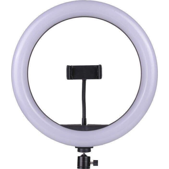 Ring Lamp Light LED USB με Τρίποδο Δαπέδου και Βάση για Κινητό