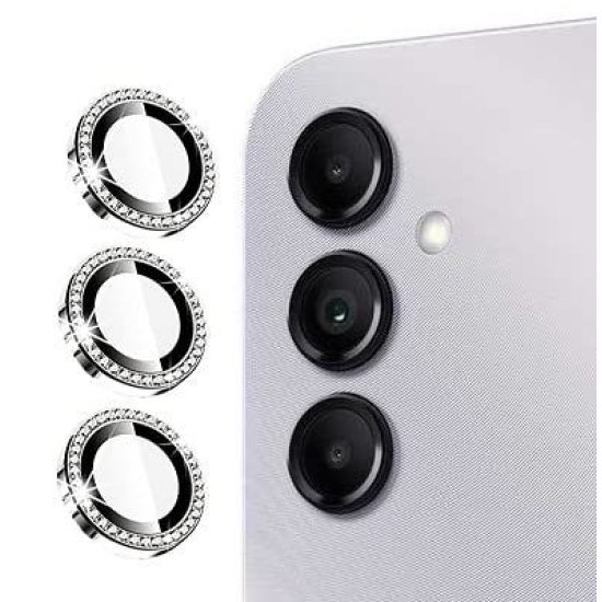 Glitter Crystal Ring Style Camera Lens Protector Samsung Galaxy A14/A24/A32/A34/A54