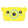 Compact Παιδική Φωτογραφική Μηχανή Αρκουδάκι με Οθόνη 2" Κίτρινη (T9)