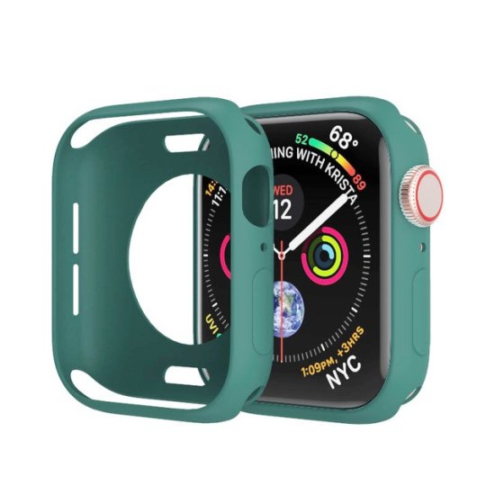 Soft Silicone Case Apple Watch 44mm & Λουράκι Πράσινο