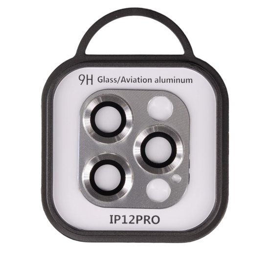 Metal Camera Lens Protector iPhone 12 Pro Ασημί