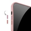 Θήκη Προστασίας Σιλικόνης Clear Case Με Magsafe iPhone 15 Pro Max Ροζ