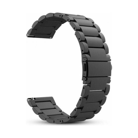 Μεταλικό Bracelet Για Huawei Watch 3 /GT/GT2/GT2 Pro 42mm Μαύρο