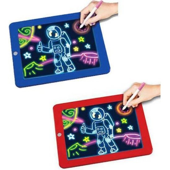 3D Magic Sketchpad Φορητός Πίνακας Ζωγραφικής Μπλε