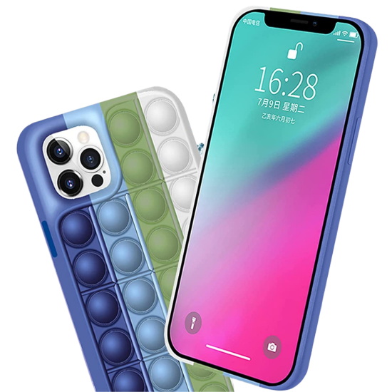 Antistress Fidget Toy Case Push Poppit Bubble iPhone 13 Pro