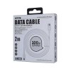 Remax RC-183c Data Cable 2m Fast Charging 20A Type-C/Type-C Λευκό