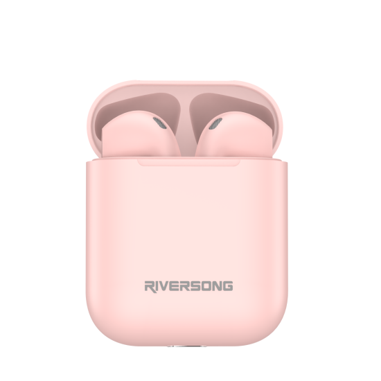 Riversong True Wireless Earphones Air X18 Απαλό Ροζ