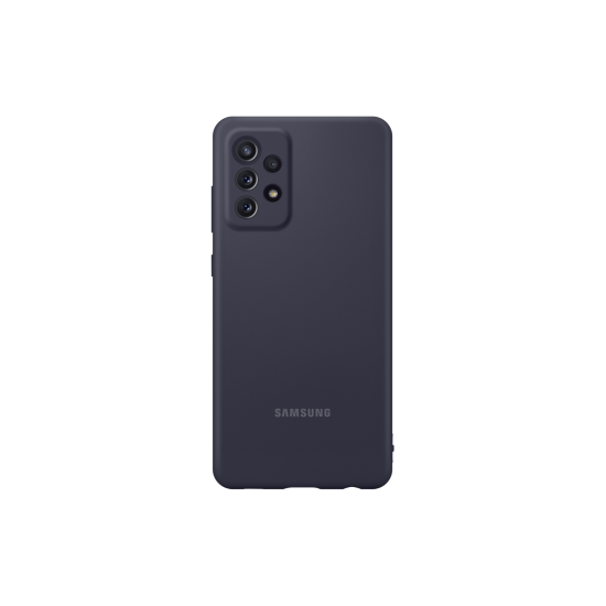 Samsung Silicone Cover Galaxy A72 Μαύρη