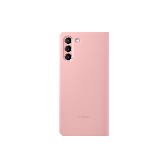 Samsung Clear View Cover Galaxy S21 Plus Ροζ