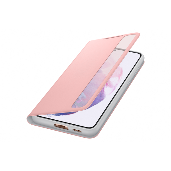 Samsung Clear View Cover Galaxy S21 Plus Ροζ